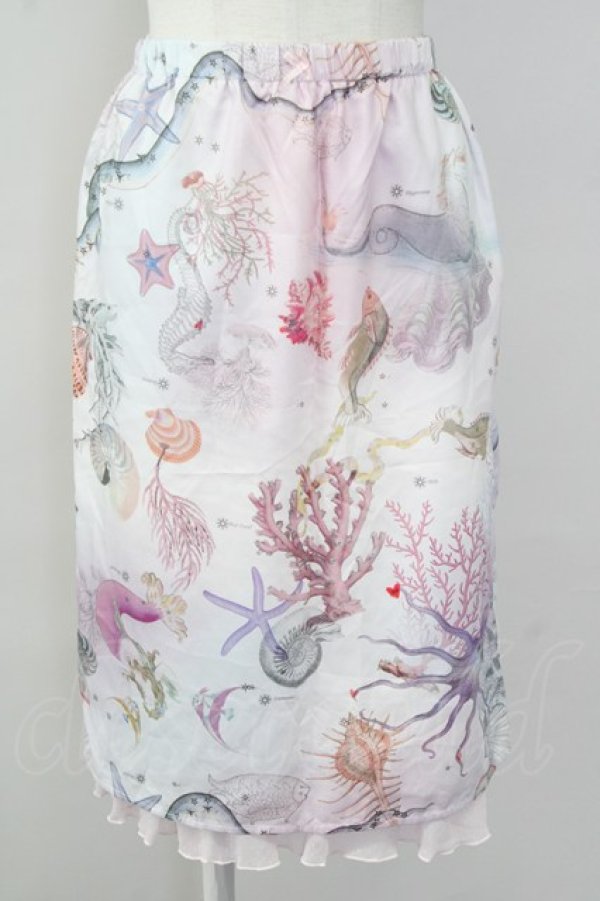 画像1: MILK / sea creaturesペチスカート  ピンク T-25-10-10-038-ML-SK-SA-ZT125 (1)