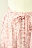 画像3: PINK HOUSE / ギンガムチェックパッチワークフリルスカート  ピンク T-25-10-10-042-LO-SK-SA-ZT048 (3)