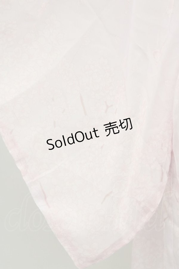 画像3: 【SALE】axes femme Kawaii / 桜柄シアー着物風羽織 M ピンク T-25-10-10-013-AX-TO-SA-ZT215 (3)