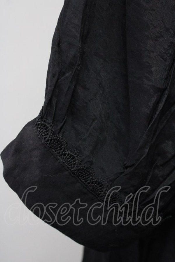 画像4: axes femme / カラーシアーシャツ  ブラック T-25-10-10-017-AX-BL-SA-ZT215 (4)