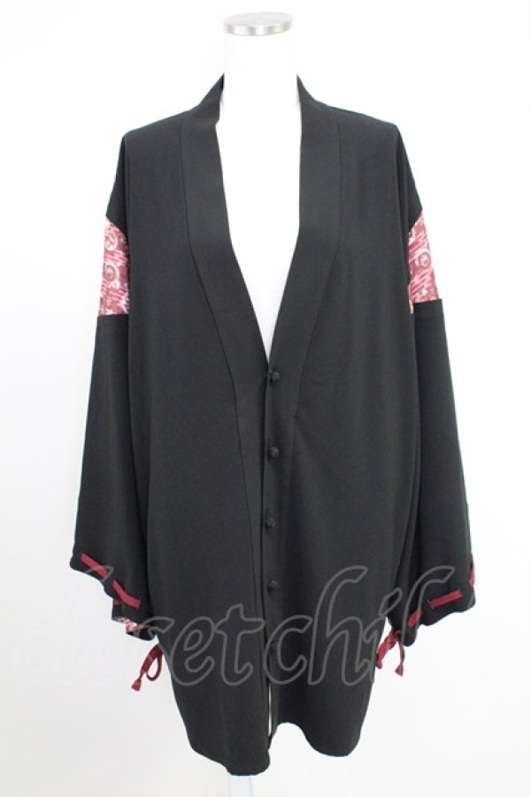 画像1: AXES-X / 陰陽師切替羽織 M 黒 T-25-10-16-006-LO-TO-SA-ZI (1)