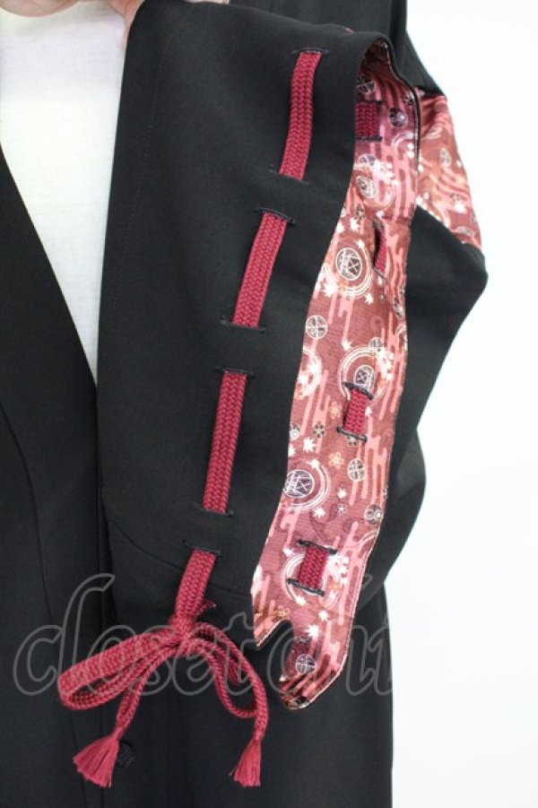 画像5: AXES-X / 陰陽師切替羽織 M 黒 T-25-10-16-006-LO-TO-SA-ZI (5)