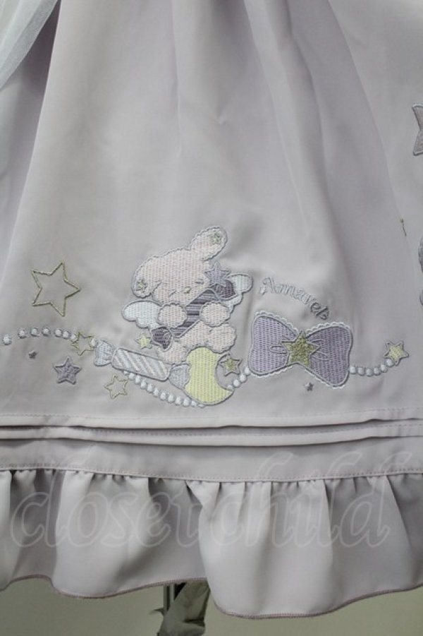画像8: Amavel / Fairy Dreamジャンパースカート  ラベンダー T-25-10-16-001-CA-OP-SA-ZI (8)