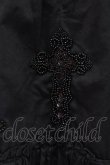 画像3: BPN / クロスビーズ刺繍ベビードール  黒 T-25-10-17-018-GO-TO-SA-ZT341 (3)