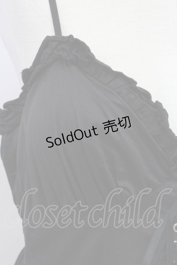 画像4: BPN / クロスビーズ刺繍ベビードール  黒 T-25-10-17-018-GO-TO-SA-ZT341 (4)