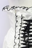 画像6: ATELIER PIERROT / コルセットスカート  白Ｘ黒 T-25-10-17-025-EL-SK-SA-ZT (6)