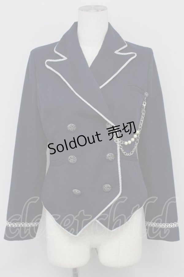 画像1: 【SALE】ALICE and the PIRATES / パイピングジャケット  ネイビー T-25-10-17-028-PA-JA-SA-ZT347 (1)