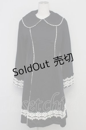 画像: Heart E / ダブルボタンコート  黒Ｘ白 T-25-10-17-029-LO-CO-SA-ZT-C046