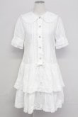 画像1: metamorphose / ピンタックシャツワンピース  白 T-25-10-17-012-ME-OP-SA-ZT (1)