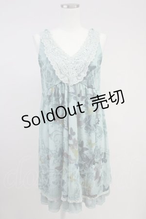 画像: axes femme / リバイバルチュニック  グリーン T-25-10-19-003-AX-OP-SA-ZI