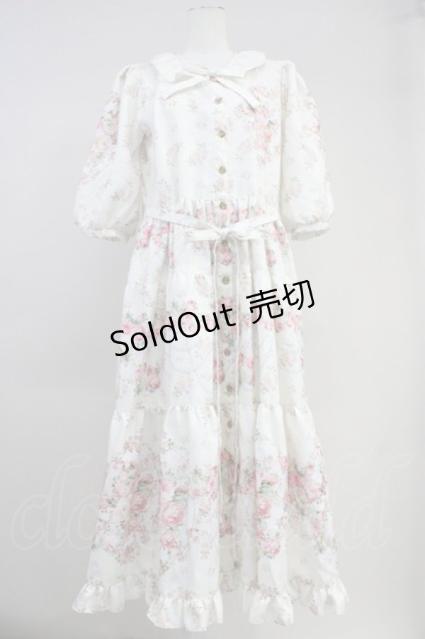 画像1: ANGELIQUE ROSA / ミオラローズワンピース  アイボリー T-25-10-19-025-LO-OP-SA-ZI (1)