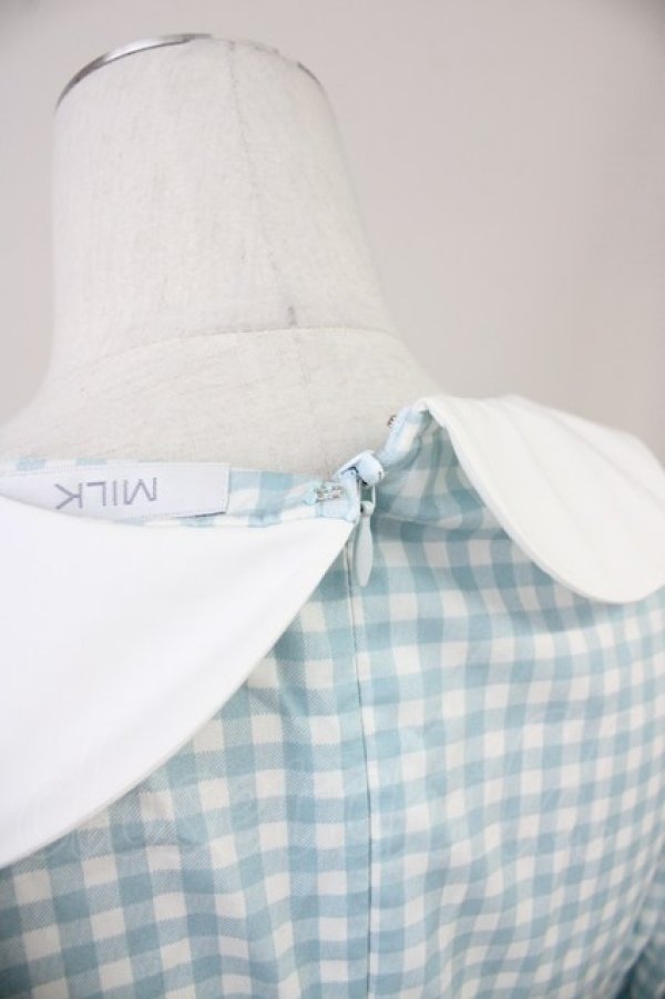画像3: MILK / Daisy Dress  サックス T-25-10-19-030-ML-OP-SA-ZT (3)