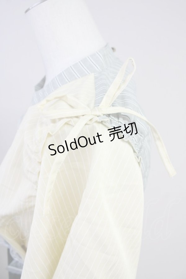 画像5: axes femme / ダブルストライプワンピース  イエロー T-25-10-19-033-AX-OP-SA-ZI (5)