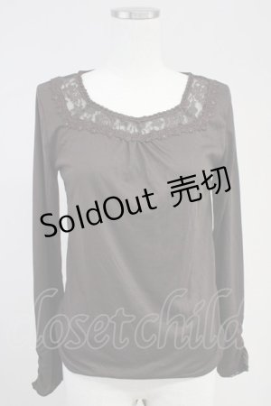 画像: axes femme / 折り返し2WAYインナープルオーバー M チャ T-25-10-19-018-AX-TO-SA-ZI