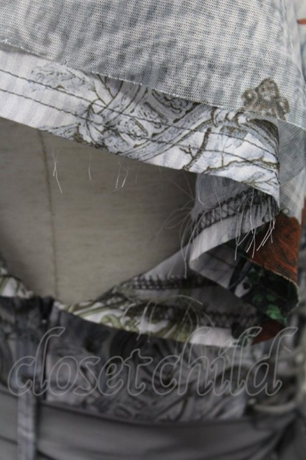 画像6: Ozz oneste / Valkrie神殿モチーフワンピース  GRAY T-25-10-24-024-OO-OP-SA-ZT413 (6)