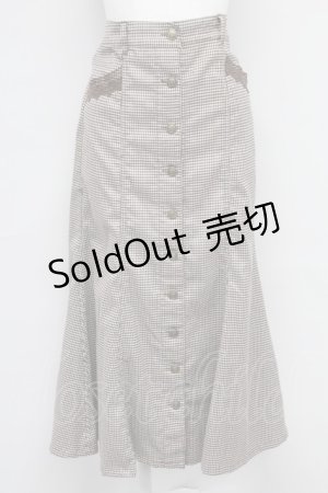 画像: axes femme / センターボタンマーメイドスカート M チャ T-25-10-24-027-AX-PA-SA-ZT411