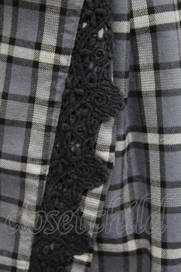 画像4: axes femme / サイドプリーツナロースカート  グレー T-25-10-24-029-AX-SK-SA-ZT (4)