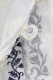画像5: axes femme / チャイナボタン×刺繍チュニ M シロ T-25-10-24-004-AX-OP-SA-ZT (5)