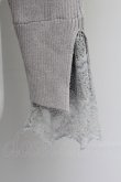 画像5: axes femme / ローズ刺繍オフショルニット  ラベンダー T-25-10-24-006-AX-TO-SA-ZT (5)