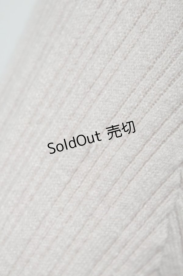 画像6: axes femme / ロゴ刺繍入オフショルニット  ピンク T-25-10-24-008-AX-TO-SA-ZT389 (6)