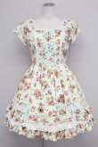 画像1: Angelic Pretty / フラワーブーケワンピース  サックス T-25-10-24-017-AP-OP-SA-ZT (1)