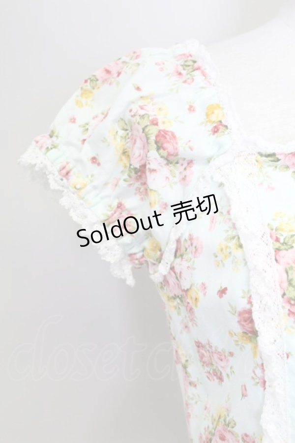 画像3: Angelic Pretty / フラワーブーケワンピース  サックス T-25-10-24-017-AP-OP-SA-ZT (3)