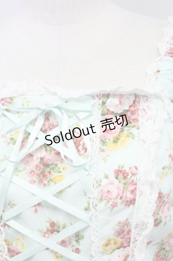 画像4: Angelic Pretty / フラワーブーケワンピース  サックス T-25-10-24-017-AP-OP-SA-ZT (4)