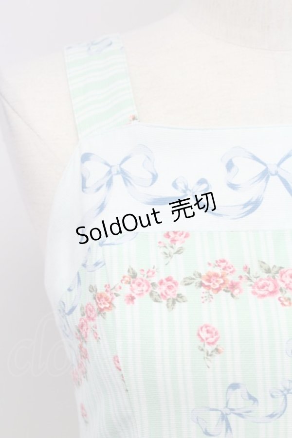 画像3: Innocent World / ベランジェールローズジャンパースカート M ミント T-25-10-24-018-IW-OP-SA-ZT411 (3)