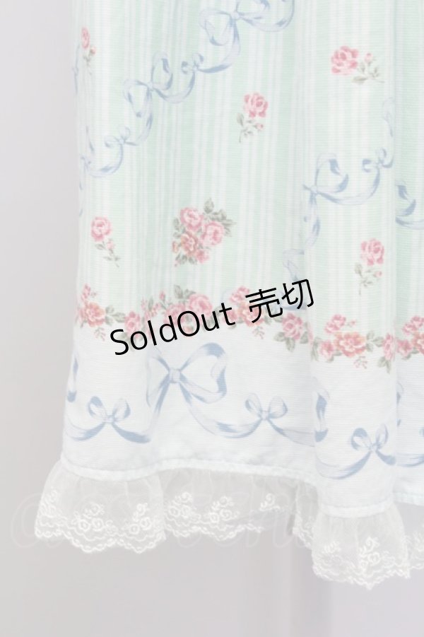 画像4: Innocent World / ベランジェールローズジャンパースカート M ミント T-25-10-24-018-IW-OP-SA-ZT411 (4)