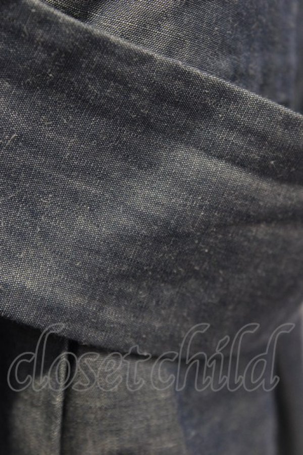 画像8: Jane Marple / 三角ヨークワンピース  青Ｘ白 T-25-10-25-018-JM-OP-SA-ZT423 (8)