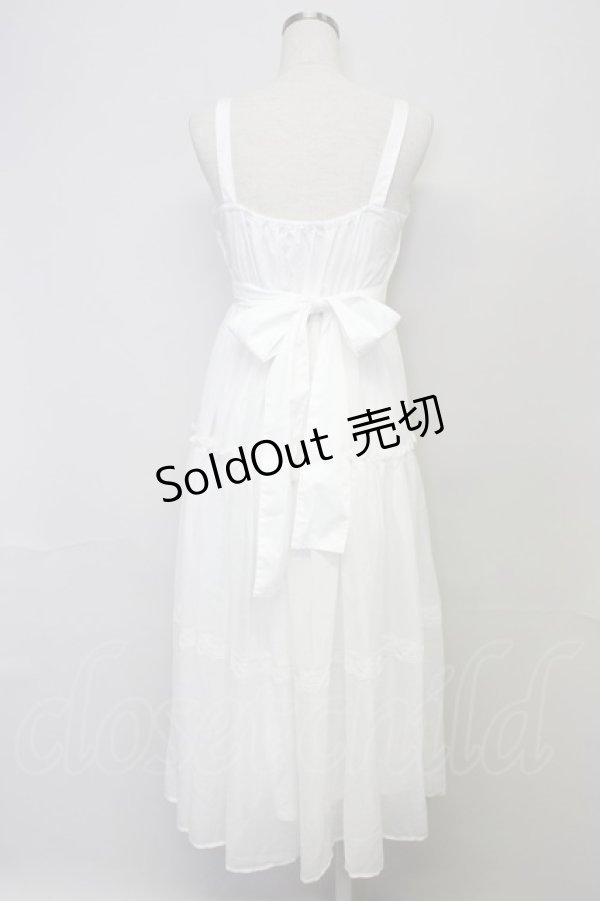 画像2: 【SALE】Lovely Tency / 眞白ありすコラボ/TTウシロウエストリボンJS  白 T-25-10-25-003-LO-OP-SA-ZT406 (2)