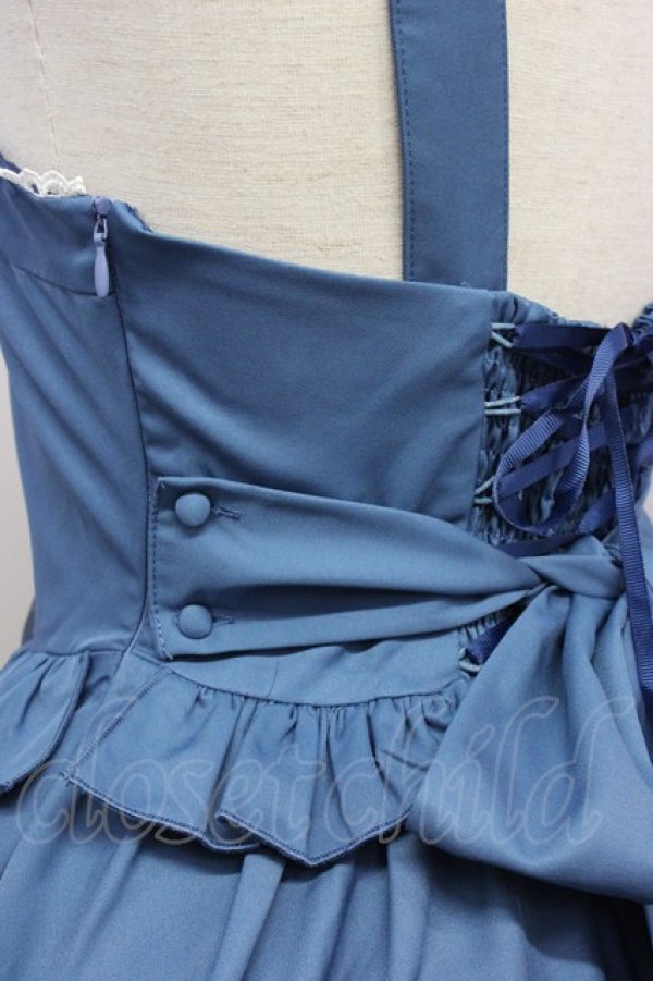 画像3: Amavel / Princesse Sireneジャンパースカート  ブルー T-25-10-25-021-CA-OP-SA-ZT435 (3)