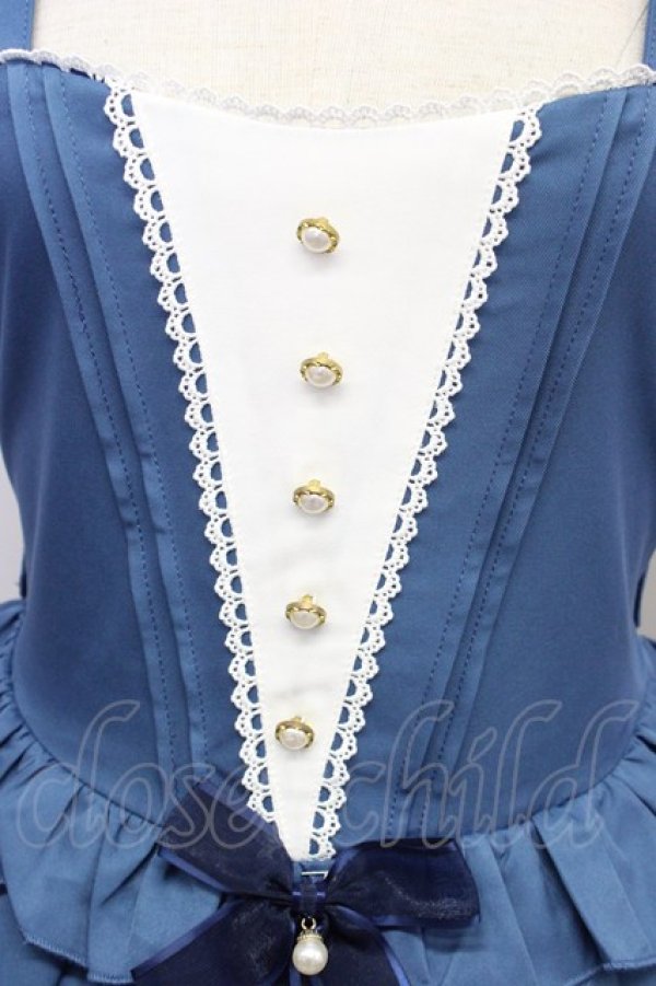 画像5: Amavel / Princesse Sireneジャンパースカート  ブルー T-25-10-25-021-CA-OP-SA-ZT435 (5)