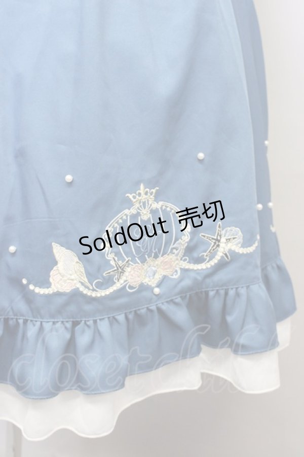 画像7: 【SALE】Amavel / Princesse Sireneジャンパースカート  ブルー T-25-10-25-021-CA-OP-SA-ZT435 (7)