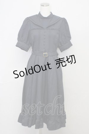 画像: Kurumi Collaboration / マリンアカデミアワンピース L ネイビー T-25-10-25-023-LO-OP-SA-ZT