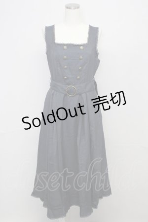 画像: Kurumi Collaboration / マリンアカデミアジャンパースカート L ネイビー T-25-10-25-024-LO-OP-SA-ZT