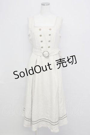 画像: Kurumi Collaboration / マリンアカデミアジャンパースカート L ベージュ T-25-10-25-004-LO-OP-SA-ZT