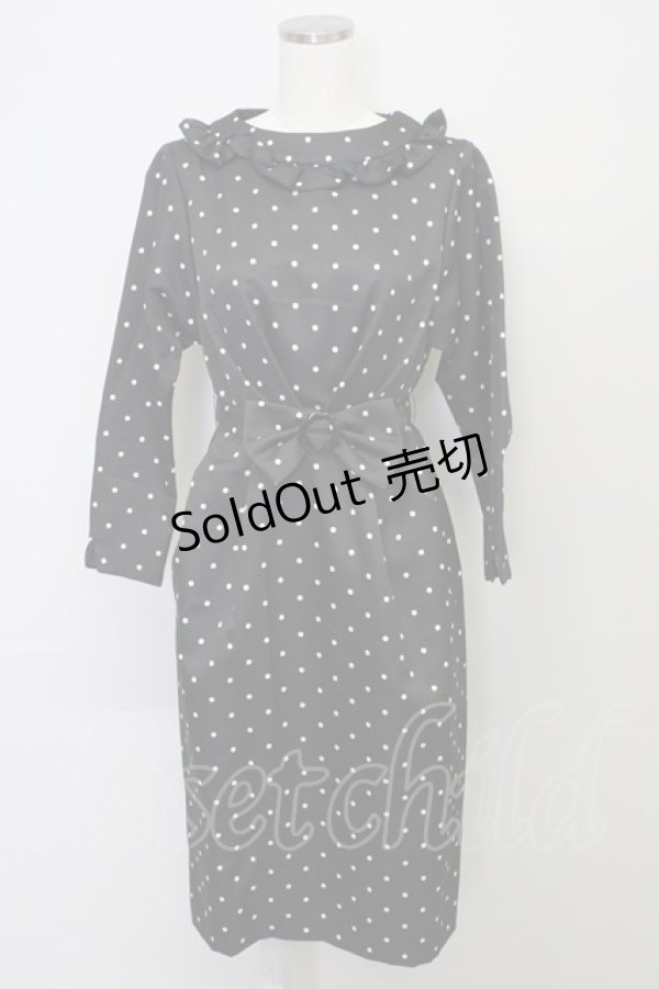 画像1: MILK / クチュールdress  ブラック T-25-10-25-029-ML-OP-SA-ZT (1)