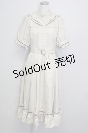 画像: Kurumi Collaboration / マリンアカデミアワンピース L アイボリー T-25-10-25-006-LO-OP-SA-ZT