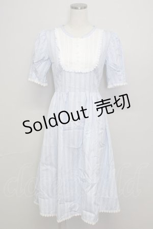 画像: 【SALE】MILK / ドールハウスdress  サックス T-25-10-25-007-ML-OP-SA-ZT404