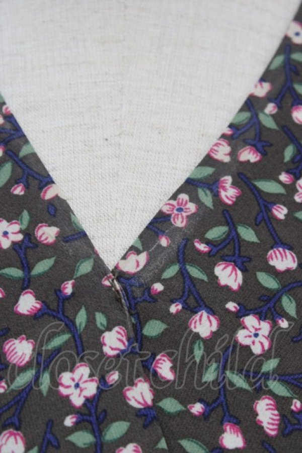 画像3: LODISPOTTO / ミニフラワープリントワンピース  ブラウン T-25-10-25-013-LO-OP-SA-ZT405 (3)