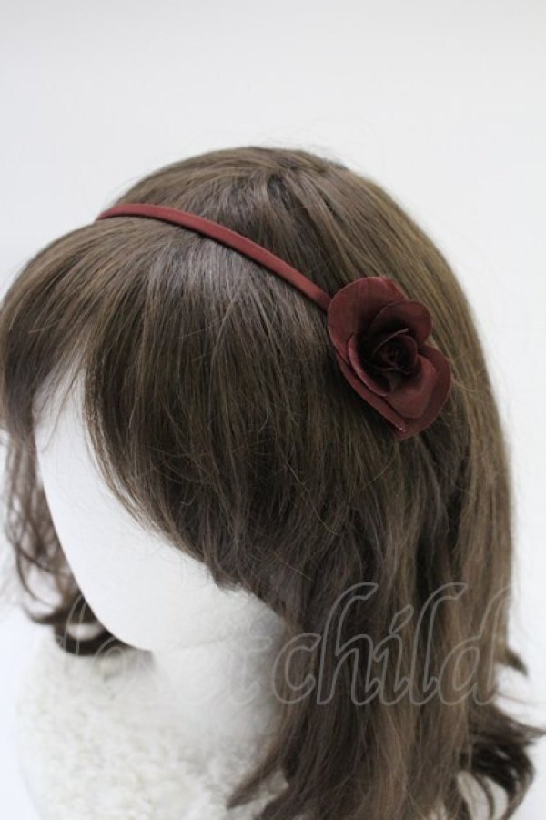 画像2: INGEBORG / カメリアカチューシャ  ブラウン T-25-10-29-023-LO-AC-SA-ZT (2)