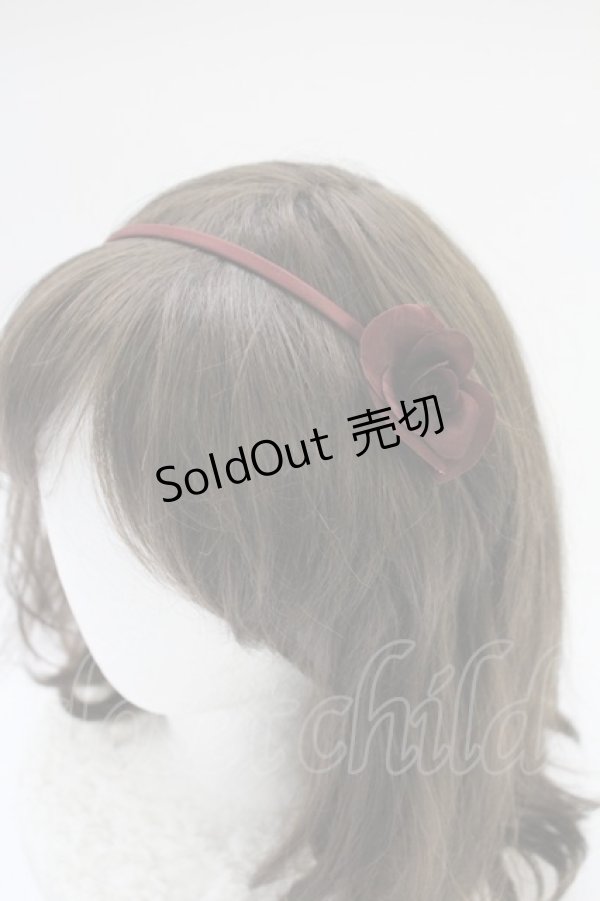 画像2: INGEBORG / カメリアカチューシャ  ブラウン T-25-10-29-023-LO-AC-SA-ZT486 (2)