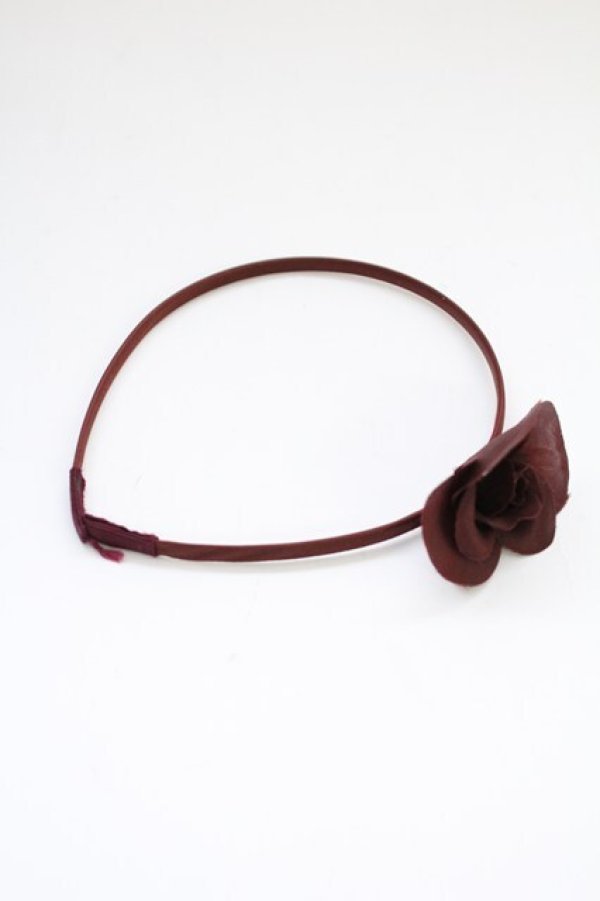 画像3: INGEBORG / カメリアカチューシャ  ブラウン T-25-10-29-023-LO-AC-SA-ZT (3)