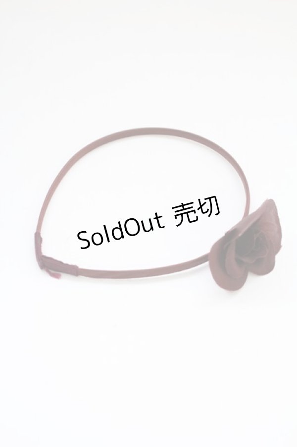 画像3: INGEBORG / カメリアカチューシャ  ブラウン T-25-10-29-023-LO-AC-SA-ZT486 (3)