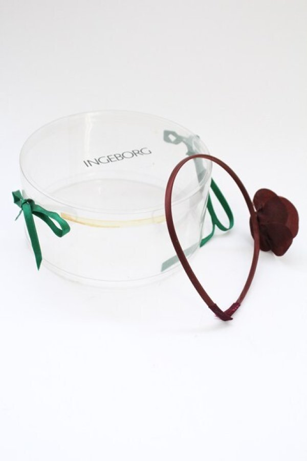 画像4: INGEBORG / カメリアカチューシャ  ブラウン T-25-10-29-023-LO-AC-SA-ZT (4)