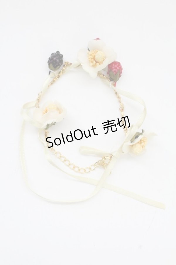 画像1: PINK HOUSE / いちごブレスレット  白Ｘ赤 T-25-10-29-028-LO-AC-SA-ZT432 (1)