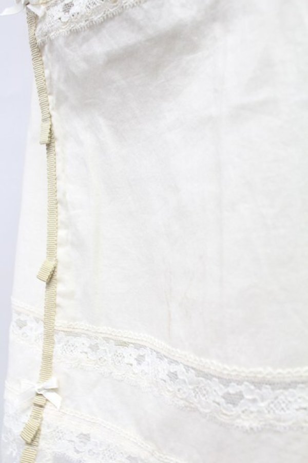 画像8: PINK HOUSE / 裾レース切替キャミワンピース  アイボリー T-25-10-29-002-LO-OP-SA-ZT418 (8)