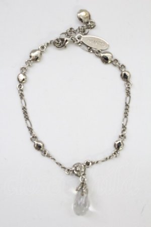 画像: INGEBORG / しずく&チェーンブレスレット  シルバー T-25-10-29-031-LO-AC-SA-ZT