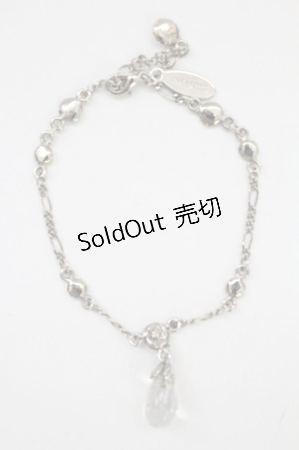 画像1: 【SALE】INGEBORG / しずく&チェーンブレスレット  シルバー T-25-10-29-031-LO-AC-SA-ZT432-F002 (1)